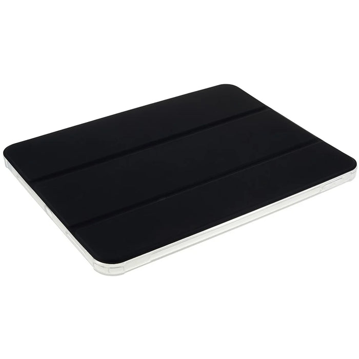 For iPad (2025) / 10.9 (2022) Tablet Case Stand PU Leather TPU Back Cover with Pencil Holder - Black - 5