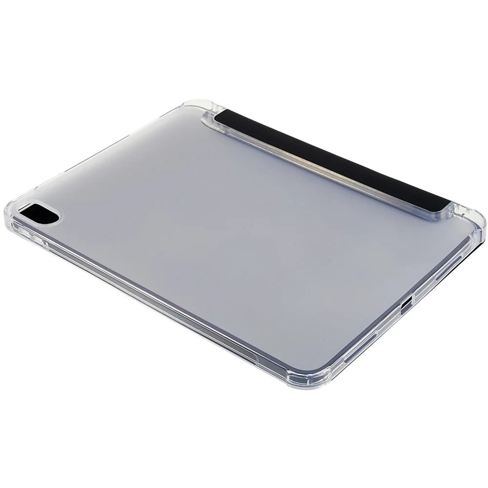 For iPad (2025) / 10.9 (2022) Tablet Case Stand PU Leather TPU Back Cover with Pencil Holder - Black - 6
