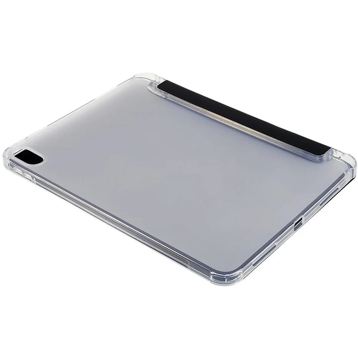 For iPad (2025) / 10.9 (2022) Tablet Case Stand PU Leather TPU Back Cover with Pencil Holder - Black - 6