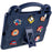 For iPad (2025) / 10.9 (2022) Tablet Cover Dropproof EVA Protective Case with Kickstand - Navy Blue - 7