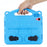 For iPad (2025) / 10.9 (2022) Cartoon Panda EVA Tablet Case Kickstand Hand Grip Shock-Absorbing Protective Cover - Blue - 7