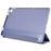 For Lenovo Tab M10 Plus (3rd Gen) / Xiaoxin Pad 2022 10.6 inch Three-fold Stand PU Leather Cover Full Protection Soft Silicone Tablet Case - Purple - 2