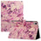 For iPad (2025) / 10.9 (2022) Pattern Printing PU Leather Tablet Case Card Holder Stand Cover with Auto Wake / Sleep Function - Pink Marble - 1