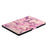 For iPad (2025) / 10.9 (2022) Pattern Printing PU Leather Tablet Case Card Holder Stand Cover with Auto Wake / Sleep Function - Pink Marble - 5