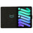 For iPad (2025) / 10.9 (2022) PU Leather Bi-Color Splicing Tablet Case Folding Stand Cover with Card Holder - Orange - 2