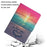 For iPad (2025) / 10.9 (2022) Pattern Printing PU Leather Tablet Case Card Holder Stand Anti-Scratch Cover with Auto Wake  /  Sleep Function - Sunrise - 7