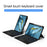 For Huawei MatePad Pro 10.8 (2019) / (2021) Leather Case + Bluetooth-compatible Keyboard with Backlight Trackpad - 6