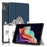 For Lenovo Tab P11 Gen 2 Pattern Printing PU Leather Protective Cover Trifold Stand Smart Tablet Case with Auto Wake  /  Sleep - Cat - 1