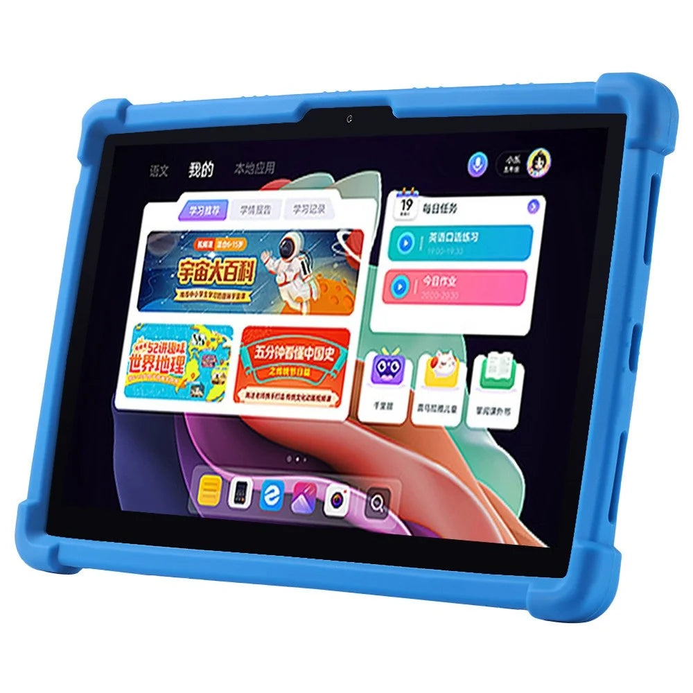For Lenovo Tab P11 Gen 2 / Tab P11 2022 TB-350 Kickstand Tablet Case Soft Silicone Reinforced Four Corner Shockproof Cover - Dark Blue - 4