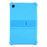 For TCL Tab 10L / Tab 10 HD 4G Soft Skin Silicone Protective Case Honey Comb Multi-Angle Kickstand Tablet Cover - Sky Blue - 3