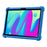 For TCL Tab 10L / Tab 10 HD 4G Soft Skin Silicone Protective Case Honey Comb Multi-Angle Kickstand Tablet Cover - Sky Blue - 4