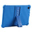 For TCL Tab 10L / Tab 10 HD 4G Soft Skin Silicone Protective Case Honey Comb Multi-Angle Kickstand Tablet Cover - Sky Blue - 5