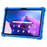 For Lenovo Tab M10 Plus (3rd Gen) / Xiaoxin Pad 2022 10.6 inch 125F / 128 Anti-collision Soft Silicone Tablet Protective Case Cover with Adjustable PC Kickstand - Dark Blue - 4