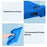For Lenovo Tab M10 Plus (3rd Gen) / Xiaoxin Pad 2022 10.6 inch 125F / 128 Anti-collision Soft Silicone Tablet Protective Case Cover with Adjustable PC Kickstand - Dark Blue - 6