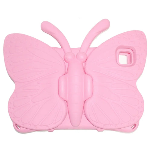For Samsung Galaxy Tab A8 10.5 (2021) / (2022) Butterfly Style Fall Protection Kickstand Design EVA Tablet Case Protective Cover - Pink - 1