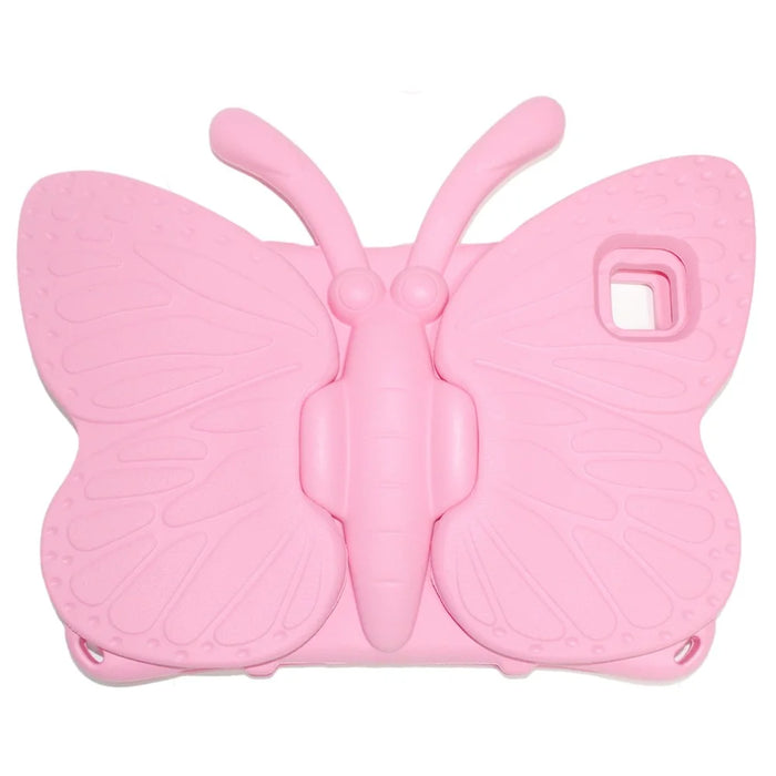For Samsung Galaxy Tab A8 10.5 (2021) / (2022) Butterfly Style Fall Protection Kickstand Design EVA Tablet Case Protective Cover - Pink - 1