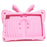 For Samsung Galaxy Tab A8 10.5 (2021) / (2022) Butterfly Style Fall Protection Kickstand Design EVA Tablet Case Protective Cover - Pink - 2