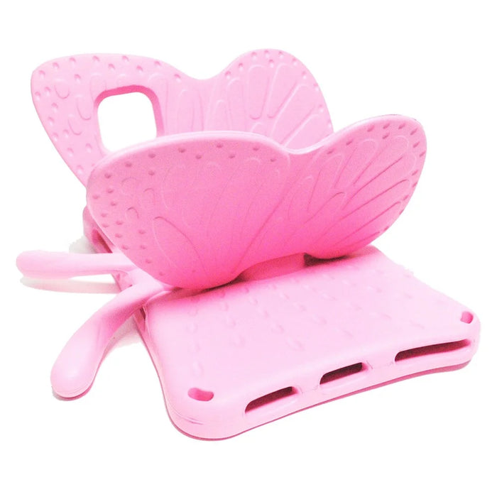 For Samsung Galaxy Tab A8 10.5 (2021) / (2022) Butterfly Style Fall Protection Kickstand Design EVA Tablet Case Protective Cover - Pink - 3