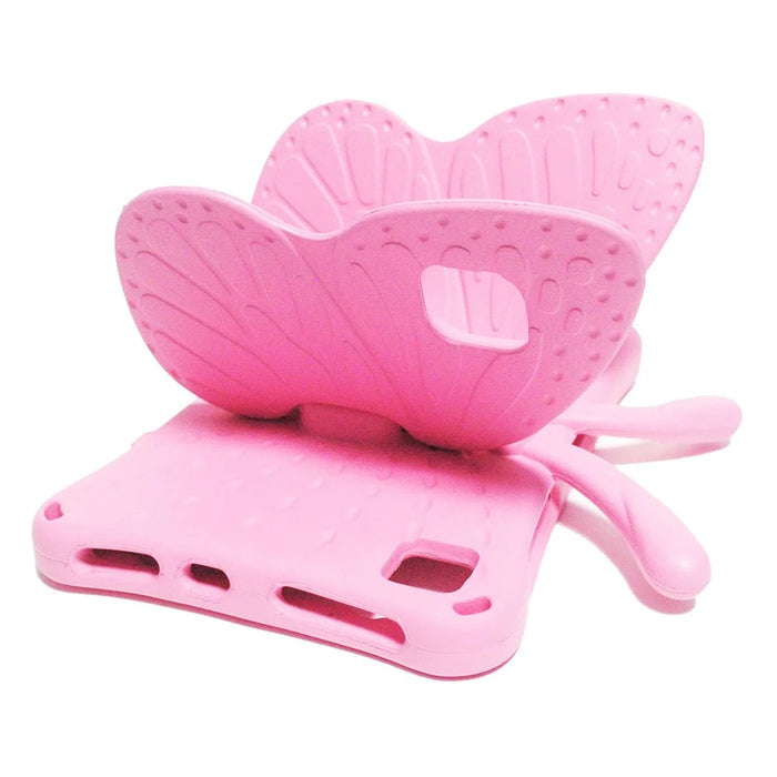 For Samsung Galaxy Tab A8 10.5 (2021) / (2022) Butterfly Style Fall Protection Kickstand Design EVA Tablet Case Protective Cover - Pink - 5