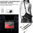 PC + Silicone Protective Case for iPad (2025) / 10.9 (2022) Grip Ring Kickstand Design Tablet Drop-Proof Cover with Shoulder Strap - Black - 7