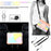 For iPad (2025) / 10.9 (2022) Colorful Tablet Protective Case Rotatable Kickstand Cover with Shoulder Strap - Colorful Rose Gold - 7