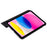 For iPad (2025) / 10.9 (2022) Three-Fold Stand PU Leather + Silicone Cover Tablet Anti-Drop Shockproof Case - Black - 4