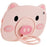 For iPad mini 4 / iPad mini (2019) 7.9 inch 3D Cute Piggy Tablet Case Soft Silicone Shockproof PC Handle Kickstand Cover - 1