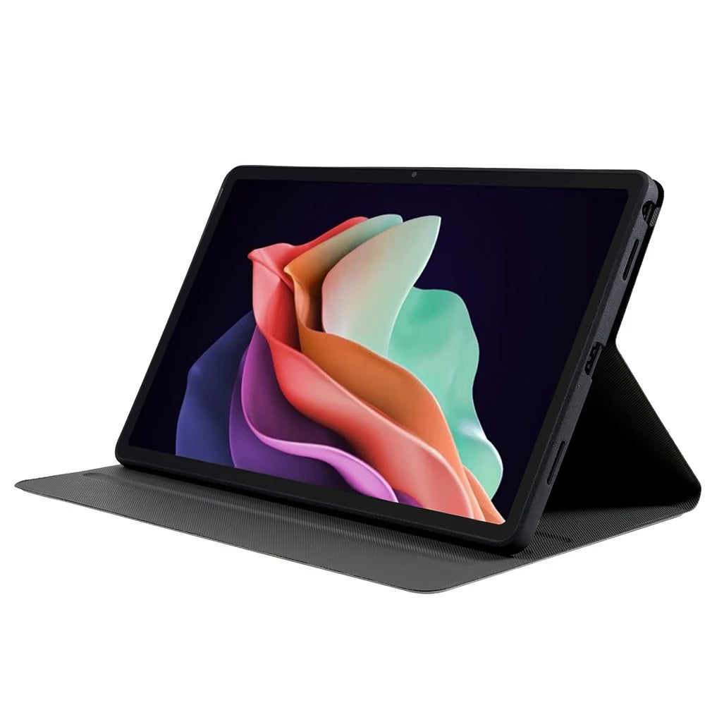 For Lenovo Tab  P11.5 Plus 2023 Drop-proof PU Leather Flip Tablet Case Stand Protective Cover - Black - 6
