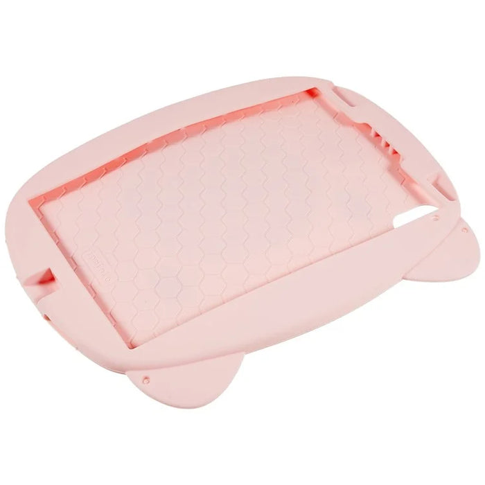 For iPad mini (2024) / mini (2021) Cute Piggy Cartoon Soft Silicone Case Shockproof Handle Kickstand Anti-Slip Tablet Cover - 7