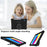For iPad (2025) / 10.9 (2022) Spider Web Texture Shockproof EVA Case 360 Degree Rotation Kickstand Cover with Shoulder Strap - Black - 5