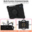 For iPad (2025) / 10.9 (2022) Spider Web Texture Hand Grip Kickstand Cover Drop-Proof Protective Tablet Case with Shoulder Strap - Black - 6