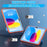 Robot B3 Series for iPad (2025) / 10.9 (2022) Contrast Color PC + Silicone Tablet  Case Drop-Proof Kickstand Protective Cover - Orange / Blue - 6