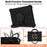 For Lenovo Tab M10 TB-X505F / TB-X605F (10.1") / M10 FHD REL TB-X605FC / TB-X605LC (10.1") /  Tab P10 TB-X705F (10.1") Shockproof Spider Web Texture Tablet Cover Kickstand Tablet Case - Black - 3