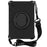 For Samsung Galaxy Tab A8 10.5 (2021) / (2022) Spider Web Texture Hand Grip Kickstand Tablet Cover Scratch-resistant Case with Shoulder Strap - Black - 2