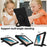 For Samsung Galaxy Tab A8 10.5 (2021) / (2022) Spider Web Texture Hand Grip Kickstand Tablet Cover Scratch-resistant Case with Shoulder Strap - Black - 4