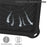 For Samsung Galaxy Tab A8 10.5 (2021) / (2022) Spider Web Texture Hand Grip Kickstand Tablet Cover Scratch-resistant Case with Shoulder Strap - Black - 6