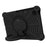 For Lenovo Tab M10 Plus (3rd Gen) / Xiaoxin Pad 2022 10.6 inch Shockproof Spider Web Texture Tablet Cover Kickstand Hand Grip Tablet Case with Shoulder Strap - Black - 3