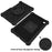 For Lenovo Tab M10 Plus (3rd Gen) / Xiaoxin Pad 2022 10.6 inch Shockproof Spider Web Texture Tablet Cover Kickstand Hand Grip Tablet Case with Shoulder Strap - Black - 5