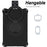 For Lenovo Tab P11 TB-J606F (11")  /  Tab P11 Plus Protective Kickstand Case Spider Web Texture Tablet Cover with Shoulder Strap - Black - 4