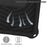 For Lenovo Tab P11 TB-J606F (11")  /  Tab P11 Plus Protective Kickstand Case Spider Web Texture Tablet Cover with Shoulder Strap - Black - 6