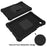 For Samsung Galaxy Tab A8 10.5 (2021) / (2022) Spider Web Texture EVA Protective Tablet Case Kickstand 360 Degree Rotation Anti-scratch Cover with Shoulder Strap - Black - 3