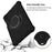 For Samsung Galaxy Tab A8 10.5 (2021) / (2022) Spider Web Texture EVA Protective Tablet Case Kickstand 360 Degree Rotation Anti-scratch Cover with Shoulder Strap - Black - 6