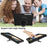 For iPad 10.2 (2021) / (2020) / (2019) Kids Spider Web Texture Tablet Case Sturdy EVA Rotation Kickstand Cover with  Shoulder Carrying Strap - Black - 5