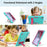 For Samsung Galaxy Tab A8 10.5 (2021) / (2022) Protective Cover, Shockproof Silicone + PC Hybrid Tablet Case with Kickstand - Mint Green / Rose - 6
