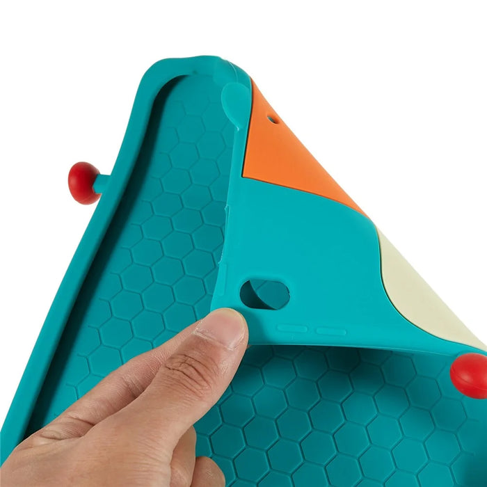 For iPad 10.2 (2021) / (2019) / (2020) / iPad Air 10.5 inch (2019) / Pro 10.5-inch (2017) Kickstand Tablet Case Robot Pattern Anti-scratch Drop-proof Silicone Cover - 3
