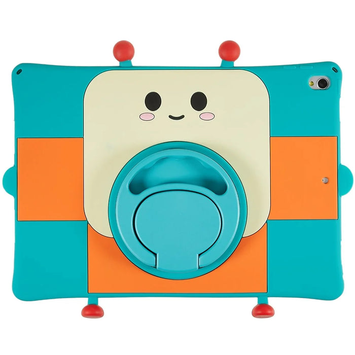 For iPad 10.2 (2021) / (2019) / (2020) / iPad Air 10.5 inch (2019) / Pro 10.5-inch (2017) Kickstand Tablet Case Robot Pattern Anti-scratch Drop-proof Silicone Cover - 4