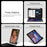 For iPad (2025) / 10.9 (2022) Leather Case + Bluetooth-Compatible Keyboard with Backlight Trackpad - Black - 3