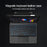 For iPad (2025) / 10.9 (2022) Leather Case + Bluetooth-Compatible Keyboard with Backlight Trackpad - Black - 5