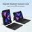 For iPad Pro 12.9 (2020) / (2021) / (2022) Detachable Bluetooth-compatible Keyboard with Hinge Stand Leather Case - 3