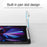 For iPad Pro 12.9 (2020) / (2021) / (2022) Detachable Bluetooth-compatible Keyboard with Hinge Stand Leather Case - 4